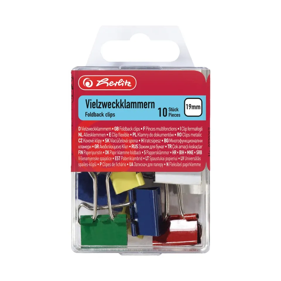herlitz-vielzweckklammer-19-mm-metall-10-st-ck-farbig-sortiert-in-h-ngebox image 1