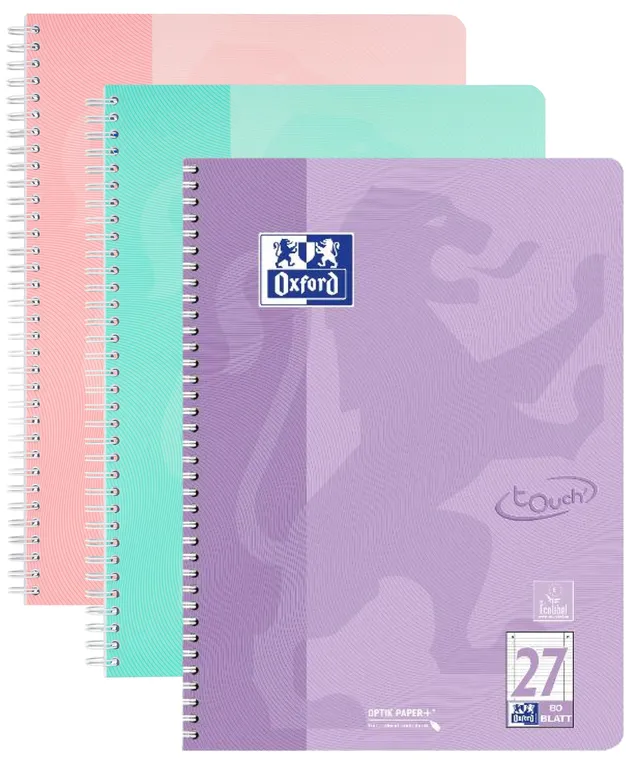 oxford-touch-collegeblock-a4-liniert-80-blatt-doppelspirale-3er-pack-pastell image 1