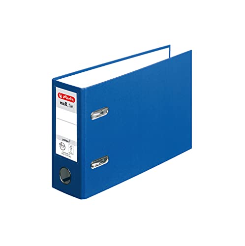 herlitz-ordner-max-file-protect-a5-quer-8-cm-r-cken-blau-10-st-ck image 3