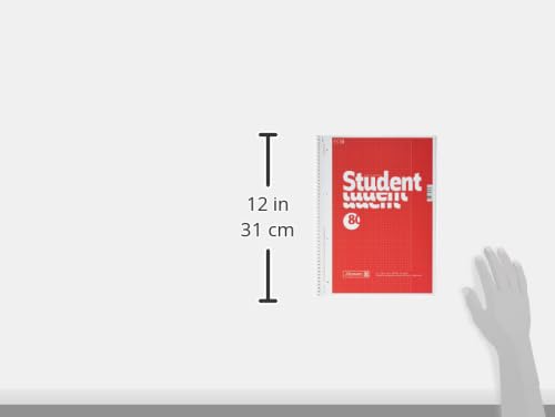 brunnen-collegeblock-student-a4-lineatur-26-80-blatt-rot image 7