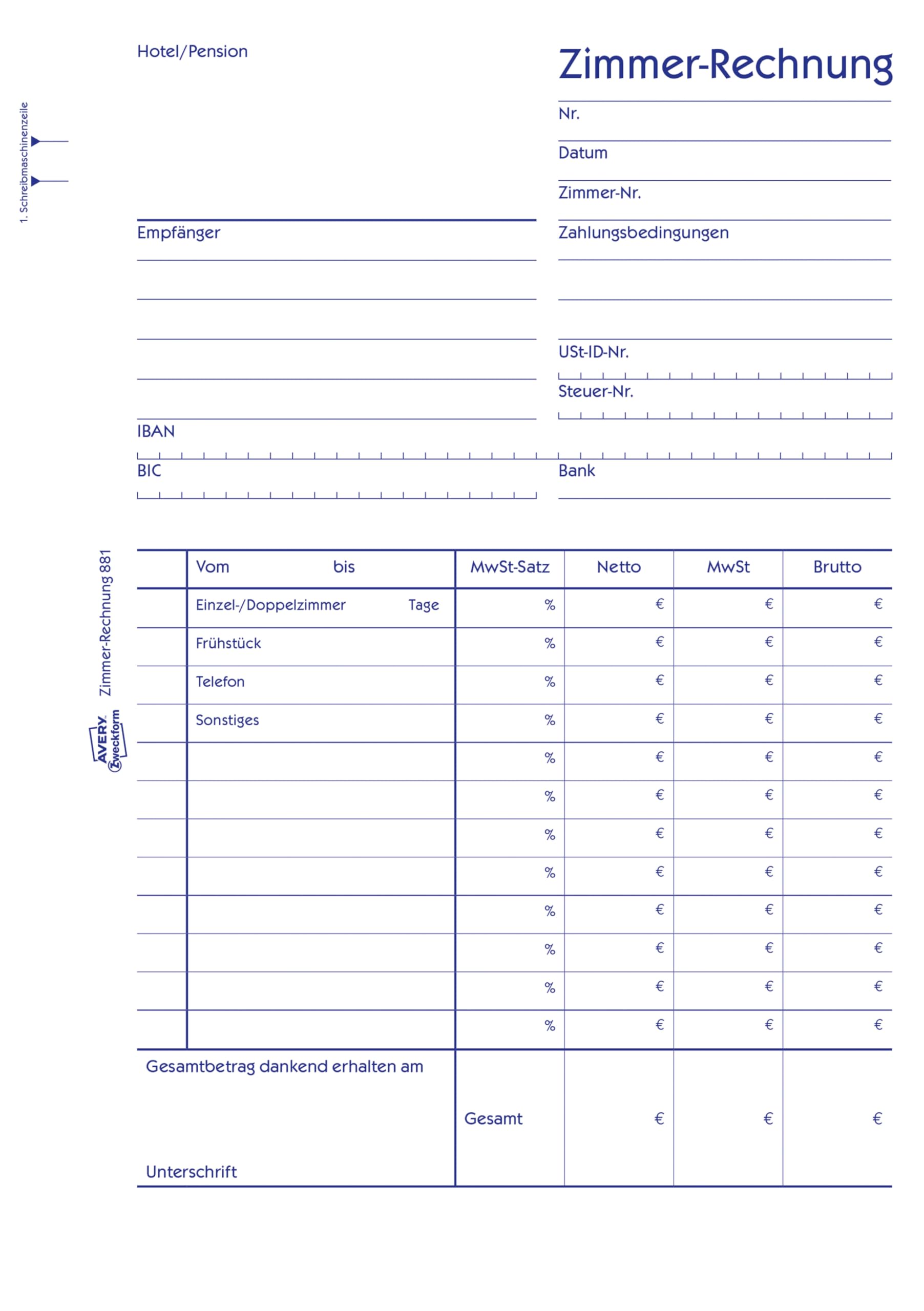 avery-zweckform-881-zimmerrechnung-a5-50-blatt-wei image 2