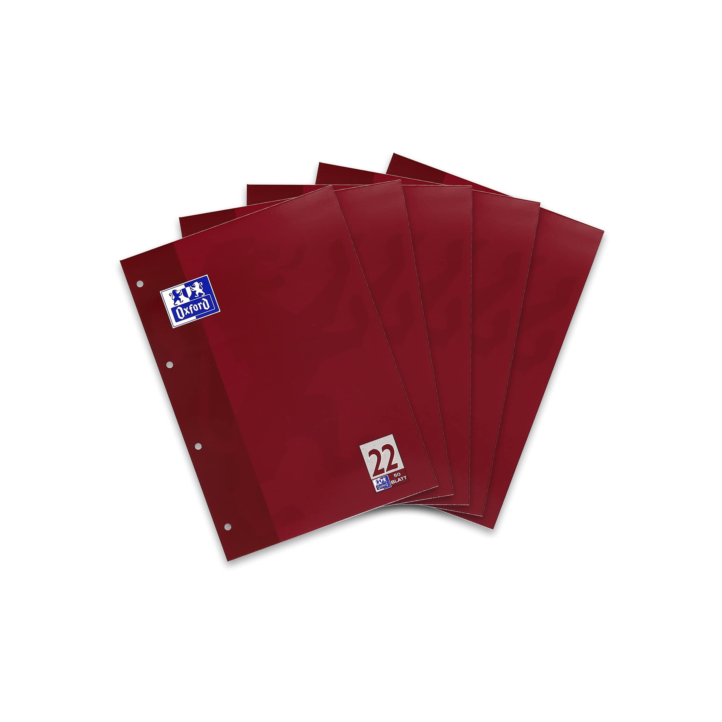 oxford-schulblock-a4-kariert-lineatur-22-50-blatt-5-st-ck image 1
