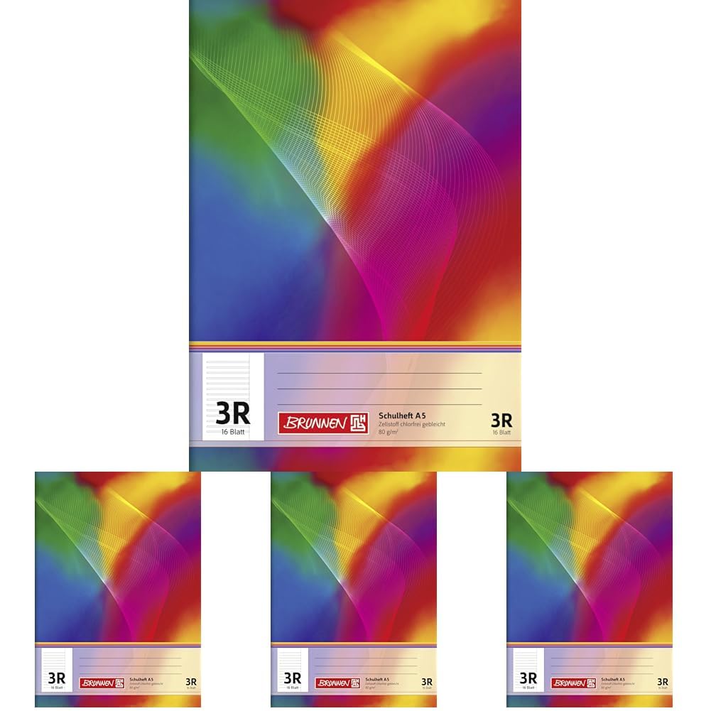 brunnen-104590323-schulheft-a5-liniert-16-blatt-lineatur-3r-klasse-3 image 4