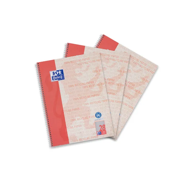 oxford-recycling-collegeblock-a4-kariert-mit-doppelrand-80-blatt-3-st-ck image 1