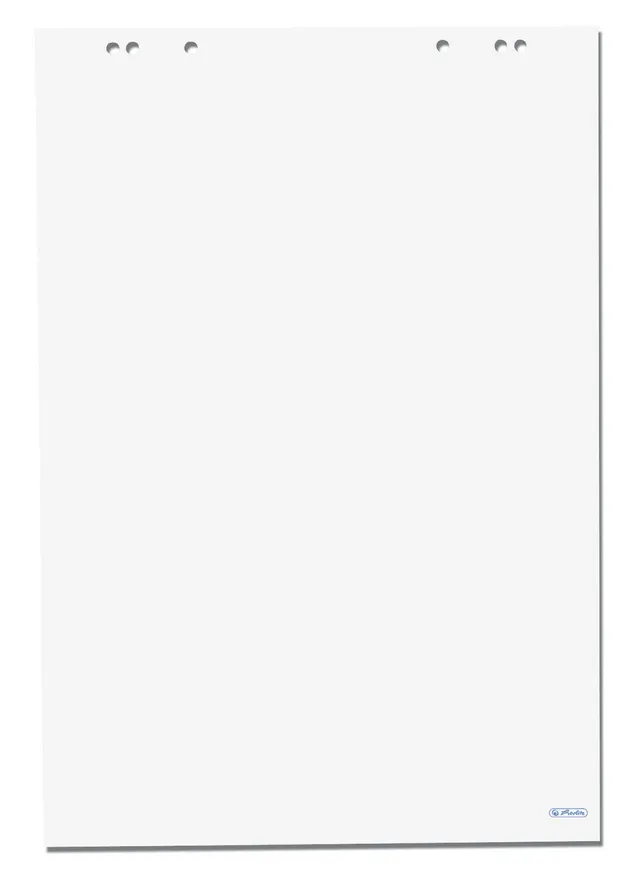 herlitz-flipchart-papier-65-x-98-cm-blanko-80g-20-blatt-5-bl-cke image 1
