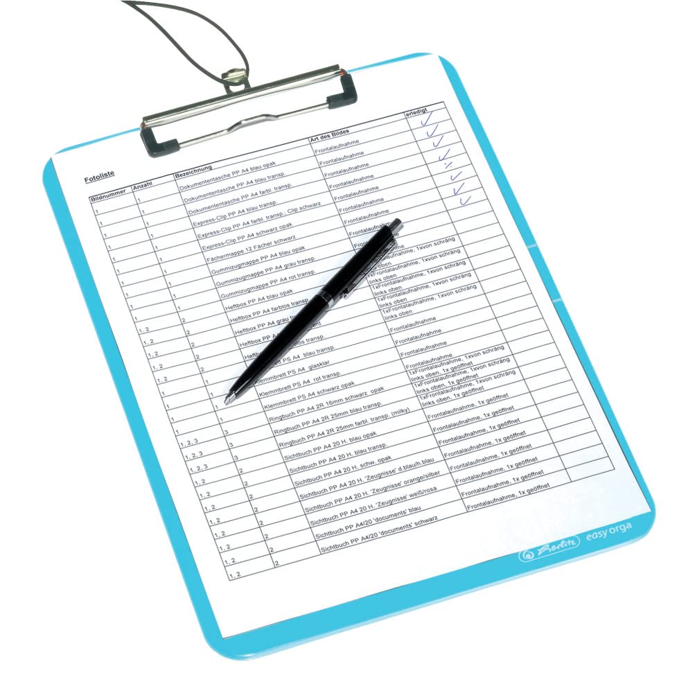 herlitz-klemmbrett-a4-mit-klemm-mechanik-transparent-blau image 2