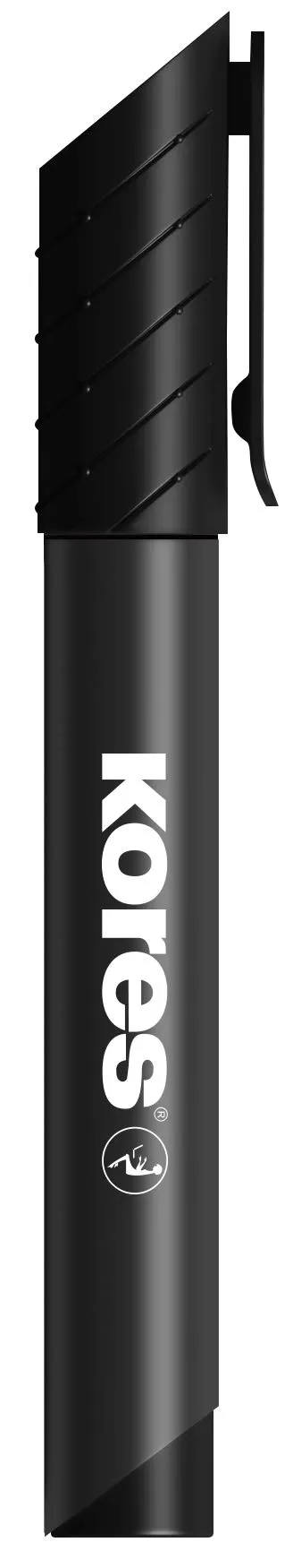kores-k-marker-xp1-permanent-marker-schwarz-rundspitze-12-st-ck image 1