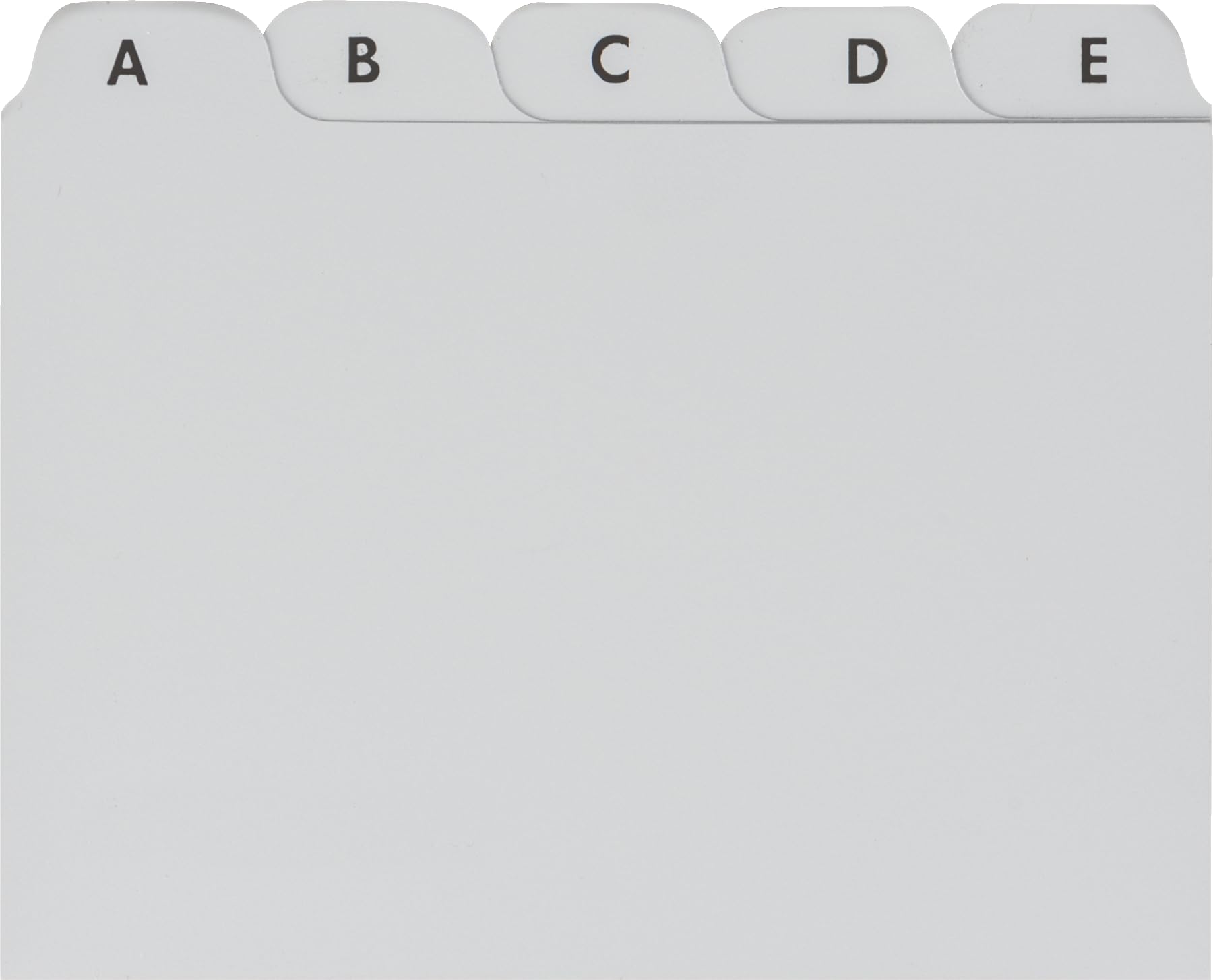 brunnen-karteiregister-fact-a7-grau-plastik-a-z-25-bl-tter image 1