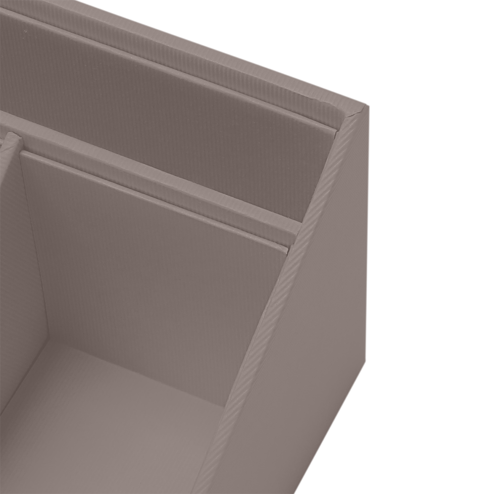 r-ssler-s-o-h-o-schreibtisch-organizer-mit-5-f-chern-taupe image 4