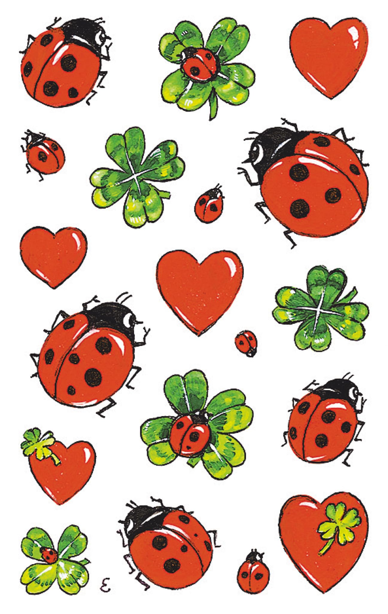 avery-zweckform-53558-z-design-deko-sticker-marienk-fer-gl-ck-57-st-ck image 2