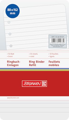brunnen-fact-ringbucheinlagen-8-8-x-15-2-cm-liniert-50-blatt image 6