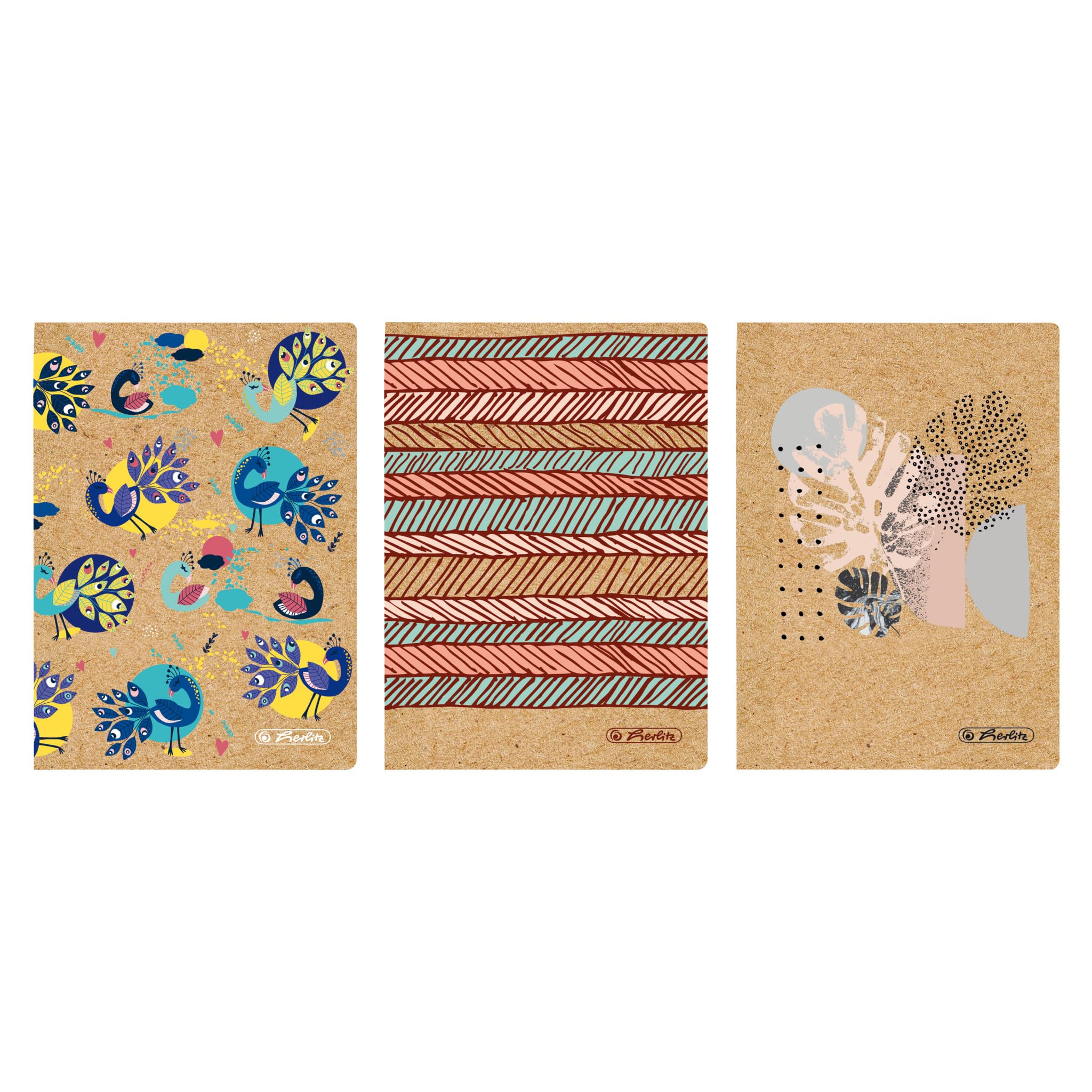 herlitz-notizbuch-a6-kariert-kraftpapier-cover-80-blatt-1-st-ck image 1