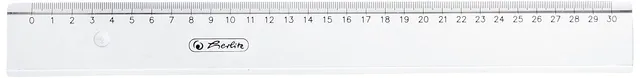 herlitz-lineal-transparent-30-cm-kunststoff-1-st-ck image 1
